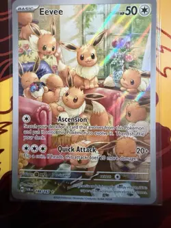 Pokemon TCG Eevee 188/167 TWIM EN Holo 2024. Standard card. - Image 2