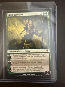 Nissa Revane Zendikar Card #170/249 MTG Magic The Gathering Lightly Played - Image 1