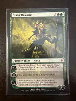 Nissa Revane Zendikar Card #170/249 MTG Magic The Gathering Lightly Played - Image 3