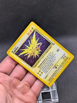 Zapdos 15/62 Pokemon Card Fossil Holo Rare WOTC NM - Image 3