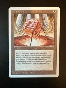 Mana Vault (Revised Edition) Regular Moderately Played Condition - Image 1