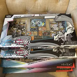 Pokemon Premium Collection Lot Prismatic Tyranitar Lucario, Unova Heavy Hitters - Image 2