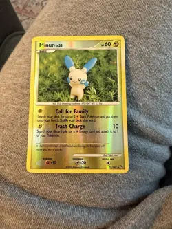 Pokemon Minun 71/147 Reverse Holo Platinum Supreme Victors 2009 Near Mint - Image 1