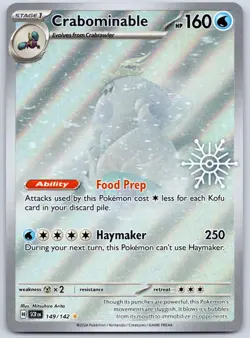 Crabominable Holiday Calendar 149/142 (NM) - Pokemon TCG - Image 1