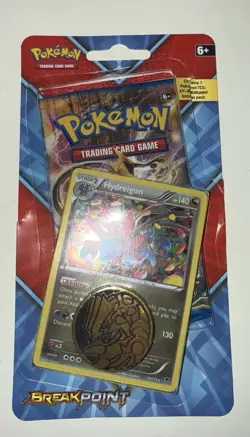 POKEMON XY BREAKPOINT "OPENED" CHECKLANE BLISTER W/ HYDREIGON - BOOSTER SEALED - Image 1