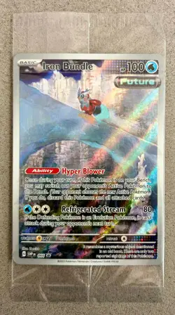 Pokemon Sealed Iron Bundle 66 SVP Black Star Promo Full Art Rare New Low Pop - Image 1