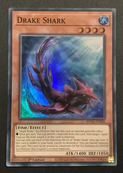 Drake Shark - ROTA-EN002 - Super Rare - 1st Edition - Yugioh TCG - Image 1