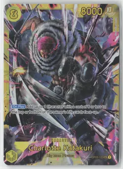 Charlotte Katakuri Foil OP03-123 SEC One Piece TCG Pillars of Strength ENG - Image 1