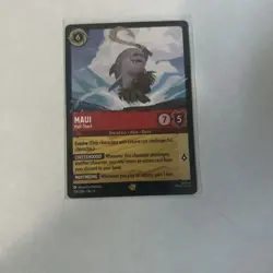 Disney Lorcana Azurite Sea Maui Half Shark Legendary 124/204 Non Foil - Image 1