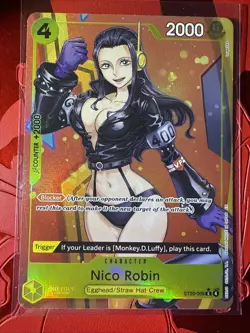 ONE PIECE Card Game Egg Head English ST29-009 Nico Robin TCG Full Art - Image 1