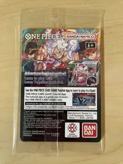 One Piece CCG Monkey.D.Luffy US Voyage Promo Full Art Holo Card P-055: SEALED - Image 2