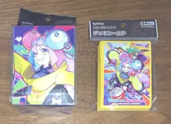 Pokemon Center Japan Card Sleeves & Deck Box Case Iono New - Image 1