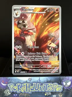 Pokemon Card Blaziken 192/182 Destined Rivals Illustration Rare Near Mint - Image 1