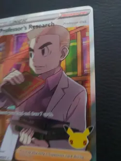 Pokemon Professor's Research Full Art Holo Rare Card 024/025 Celebrations - Image 5