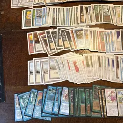 Magic the Gathering MGT Vintage 1994 1995 Revised 3 & 4 Ed Black White Card Lot - Image 4