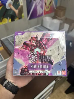 Gundam Card Game Steel Requiem GD03 English Booster Box New & Sealed - Image 1