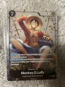 One Piece Monkey.D.Luffy P-075 One Piece Card Game Promo NM - Image 1