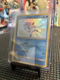 Pokemon TCG Alolan Vulpix SV8/SV94 Hidden Fates Shiny Vault NM Condition - Image 1