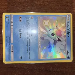 Pokemon Sun & Moon Hidden Fates Shiny Vault Alolan Vulpix SV8/SV94 NM - Image 2