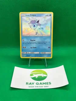Alolan Vulpix Shiny Holo Rare Hidden Fates: Shiny Vault SV8/SV94 NM Pokemon TCG - Image 1