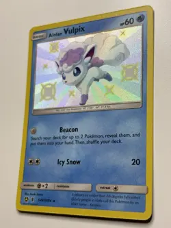 Alolan Vulpix SV8/SV94 - Hidden Fates - Shiny Vault - Pokemon - NM - Image 3