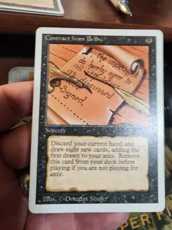 Revised 3rd Edition MTG 1 Contract from Below Magic - Image 1