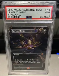 2023 MTG CMM Jeweled Lotus Showcase Non-Foil #702 PSA 9 - Image 1