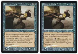 Morgue Theft x2 2x 2001 Odyssey FOIL Black Sorcery MTG LP AZ1 - Image 1