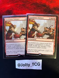 Gratuitous Violence Commander: Bloomburrow Regular - Image 1