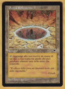 Reflecting Pool - Italian (Tempest, Rare, 1997) MTG Foreign - Image 1