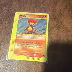 Pokemon Magby Expedition Base Set Holo Rare 17/165 30 HP 2002 - Image 1