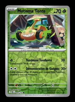 Carte Pokemon Motisma Tonte Reverse 009/182 Rivalites Destinees Francais - Image 1