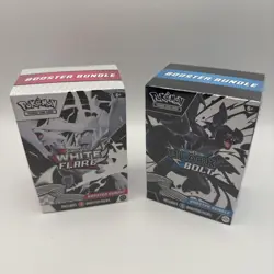 New Sealed - Pokemon TCG Black Bolt and White Flare Booster Bundles, - Image 1