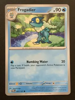 Frogadier - 057/167 - Common - SV06: Twilight Masquerade - Pokemon TCG - Image 1