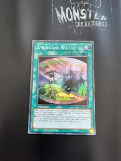 YUGIOH SPRINGANS WATCH SUPER RARE BLVO-EN054 1ST EDITION - Image 1