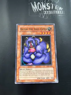 YUGIOH BAZOO THE SOUL EATER SUPER RARE LON-E064 - Image 1