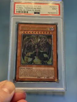 2008 YU-GI-OH! PTDN-EN007 YUBEL-TERROR INCARNATE 1st Edition PSA 9 Euro PRINT - Image 3