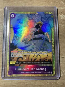 Gum-Gum Jet Gatling (Alternate Art) R PRB-02 OP03-072 NM - Image 1