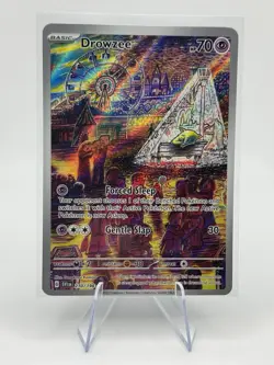 Pokemon Drowzee TCG Scarlet & Violet Base Set Holo Card 210/198 - Image 1