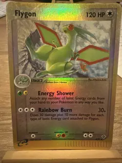 Pokemon TCG Flygon 4/97 EX Dragon Reverse Holo Card - Image 1
