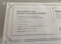 Pokemon TCG Holiday Advent Calendar 2022 Evolving Skies Fusion Strike Sealed - Image 4