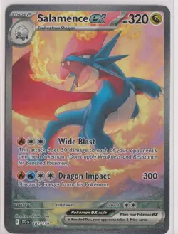 Pokemon - Salamence ex 187/159 Sv09: Journey Together Holo - Image 1