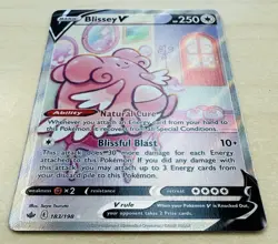 Pokemon TCG Blissey v 183/198 Chilling Reign 2021 Alt Art Holo Rare Card - Image 2