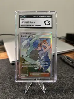 Kahili Pokemon Card TCG Sun & Moon Lost Thunder 210/214 Full Art Trainer CGC 9.5 - Image 1