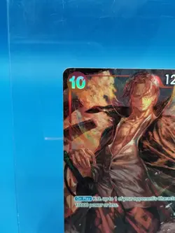 One Piece TCG Wings of the Captain English Shanks SR Alt Art Foil OP06-007 NM - Image 3