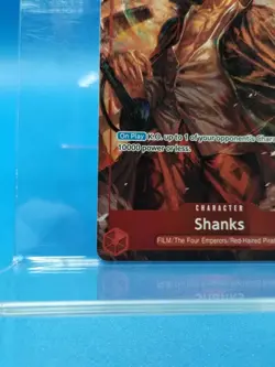 One Piece TCG Wings of the Captain English Shanks SR Alt Art Foil OP06-007 NM - Image 4