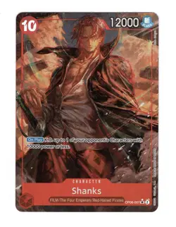 One Piece TCG OP06-007 Shanks | Alt Art | Near Mint | OP06 Wings of the Captain - Image 1