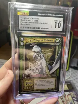 One Piece Wings Of Alabasta! CH107, 2006 CCG Non Holo CARD Gem Mint CGC 10 - Image 1