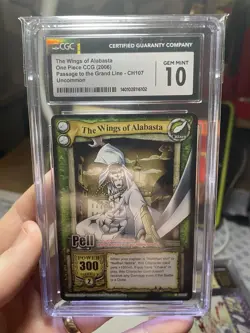 One Piece Wings Of Alabasta! CH107, 2006 CCG Non Holo CARD Gem Mint CGC 10 - Image 2