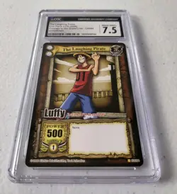 The Laughing Pirate Luffy *CGC 7.5 - NM/MINT* Uncommon One Peice CCG Card - Image 2